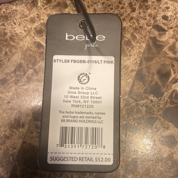 NWT Bebe girls glitter and rhinestone slip on cozy boots. Size 12 - Picture 10 of 10